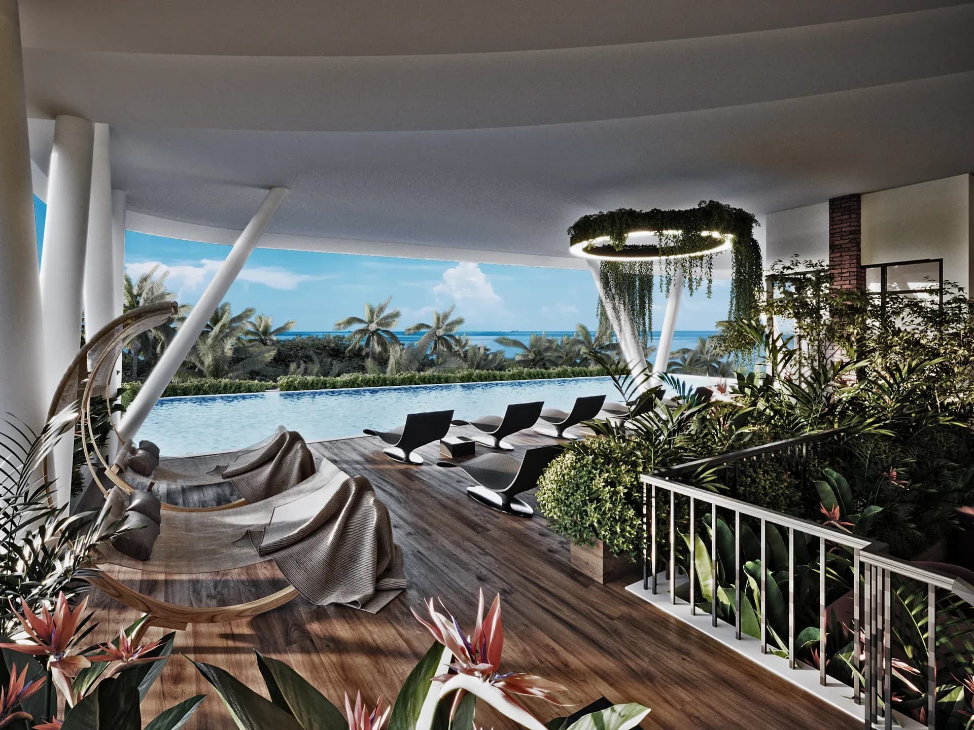 Radisson Individuals Anta Canggu: Infinity pool overlooking the tropical landscape and ocean